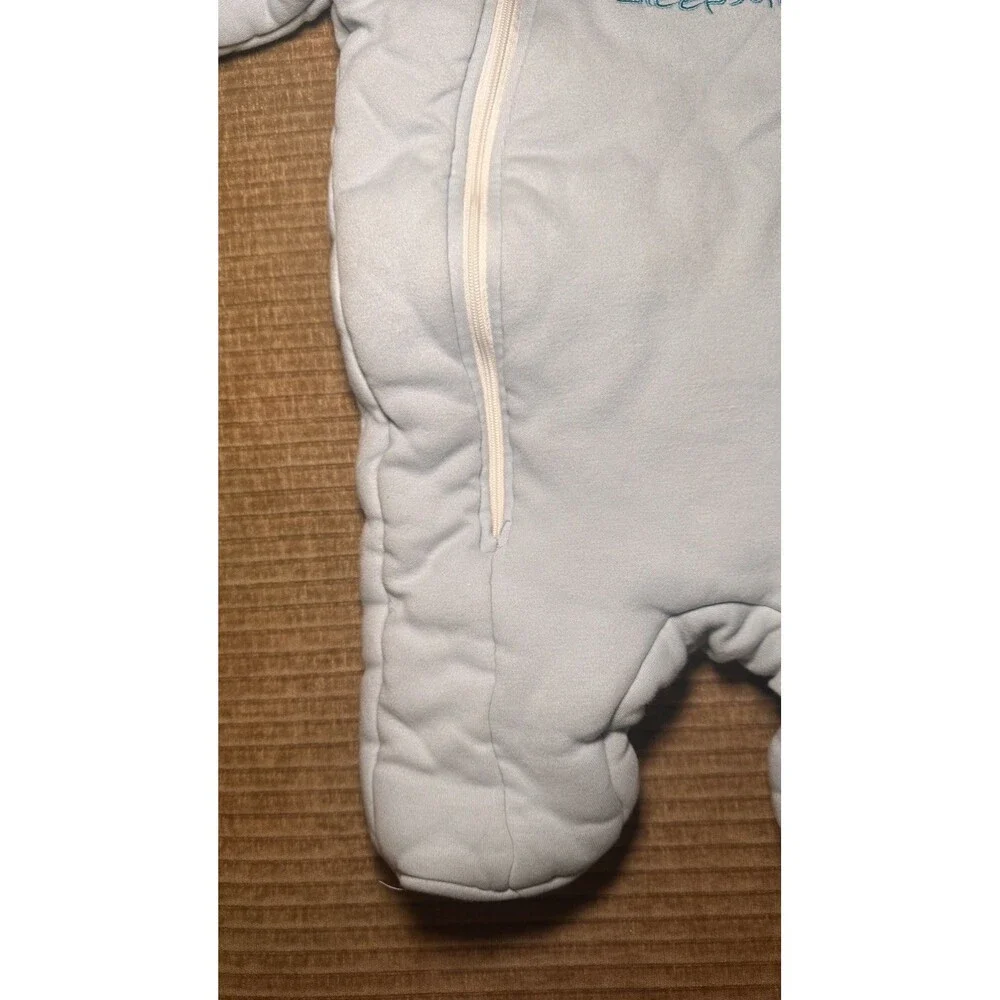 Baby Merlin's Magic Sleepsuit Large 6-9 Months Blue Swaddle Suit 18-21 Lbs